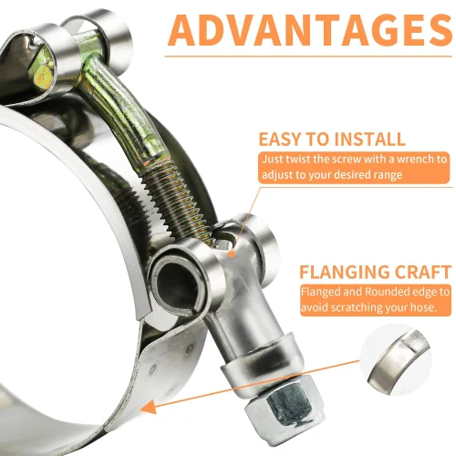 T-Bolt Heavy Duty Hose Clamp